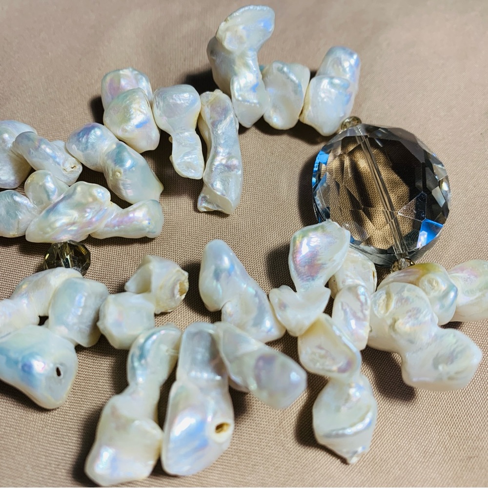 Natural pearl bracelet